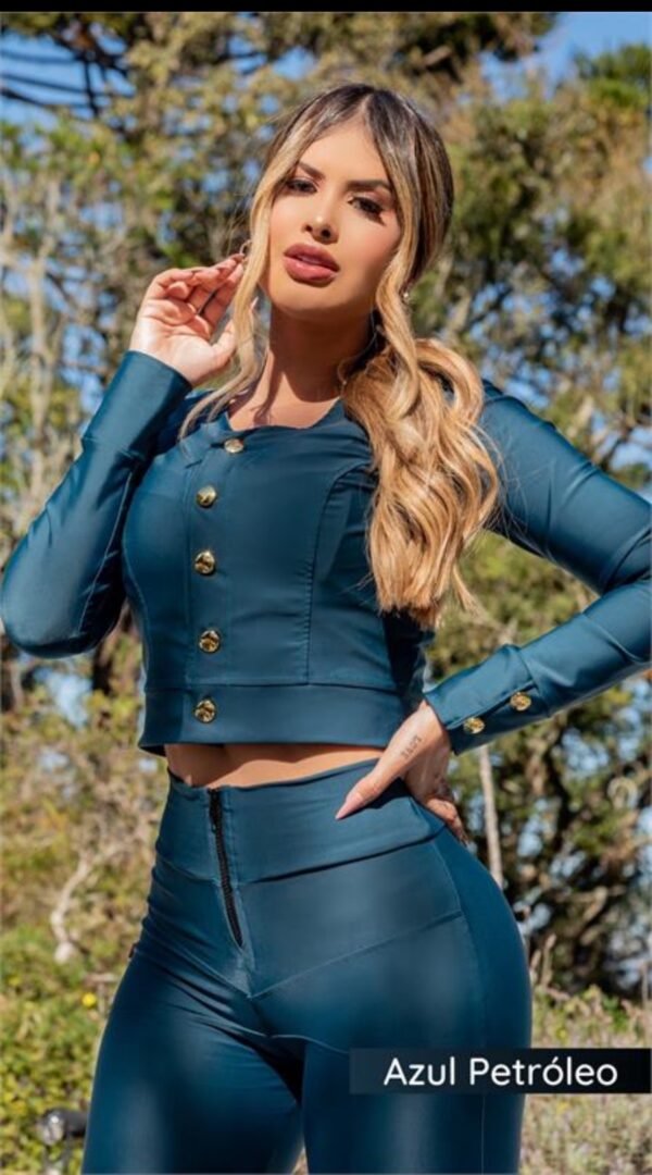 Jaqueta lycra acetinado M - Image 6